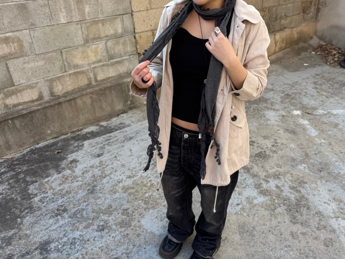 maca button up trench coat 상품이미지3