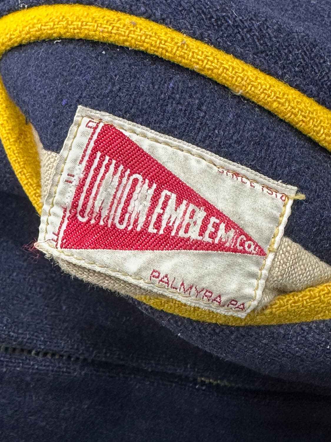 60s ELCO School 리버서블 울 바시티 자켓 M 상품이미지8