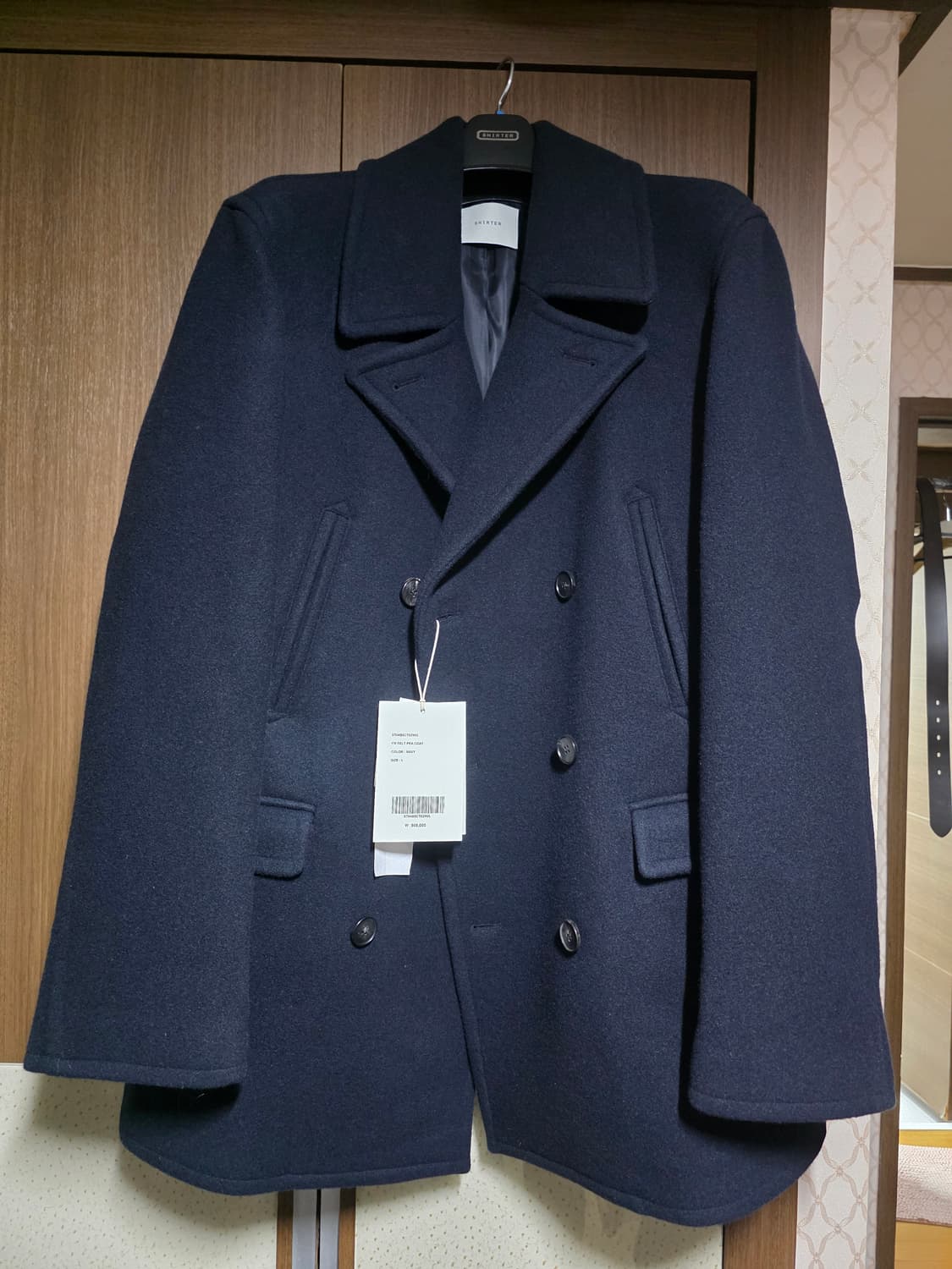 25fw 셔터 피코트  L 판매 상품이미지3