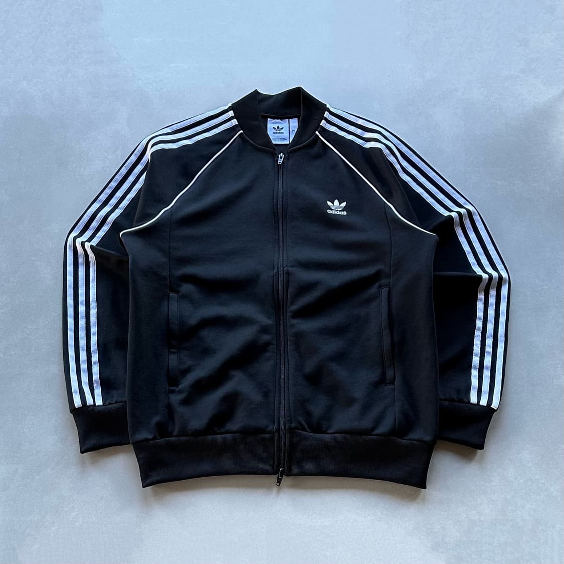 [XL-2XL]아디다스 트레포일 SST 블랙 트랙탑 져지 상품이미지1