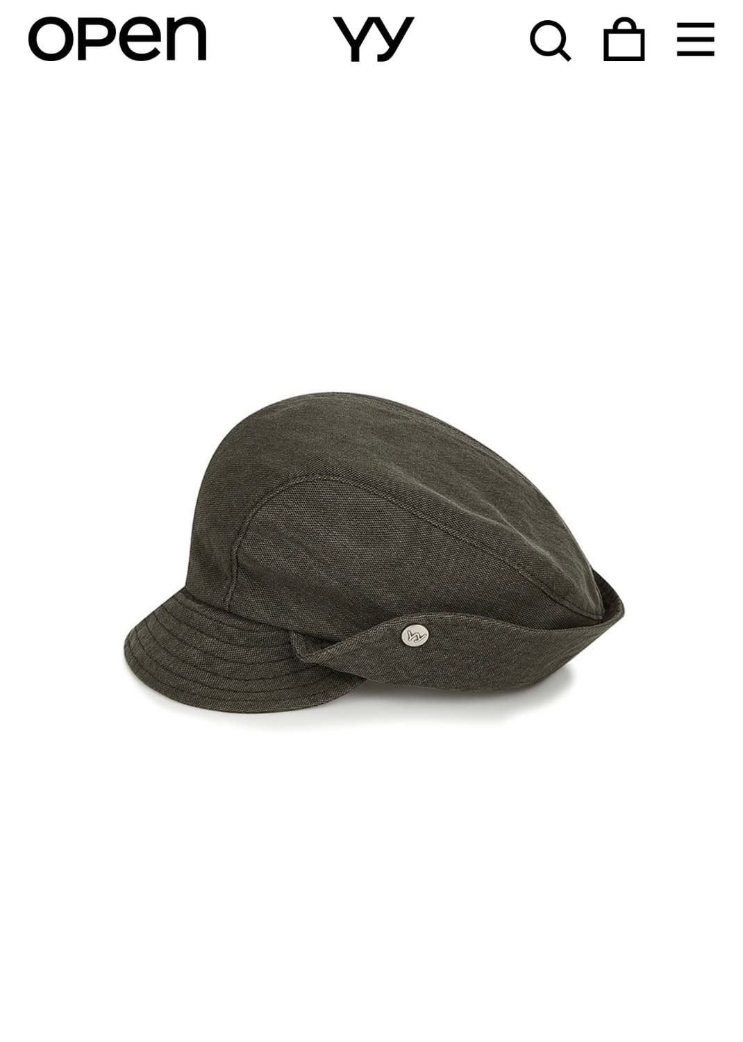 Open yy 오픈와이와이 모자 버킷 BUCKET BERET, KHAKI 상품이미지1