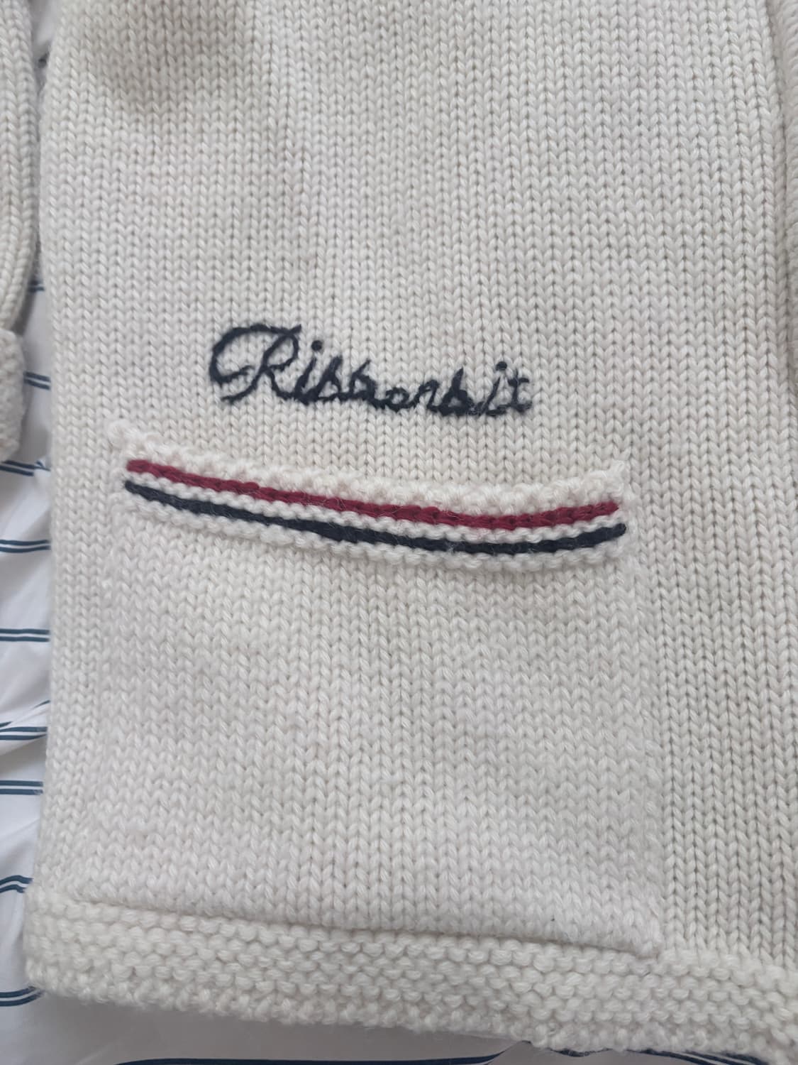 리본빛 코위찬 니트 집업 자켓 상품이미지9