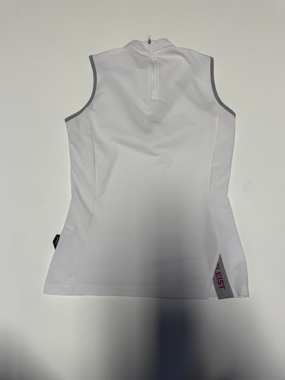 여성 타이틀리스트 뒷 반집업 기능성 나시 티셔츠 Xs 화이트 상품이미지2