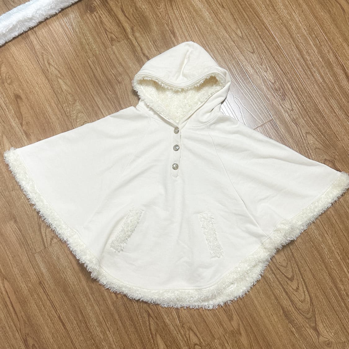 빈티지 달턴깔 퍼 망토 케이프 히메갸루 로걀 라떼 페어리 대장 긱시크 상품이미지2