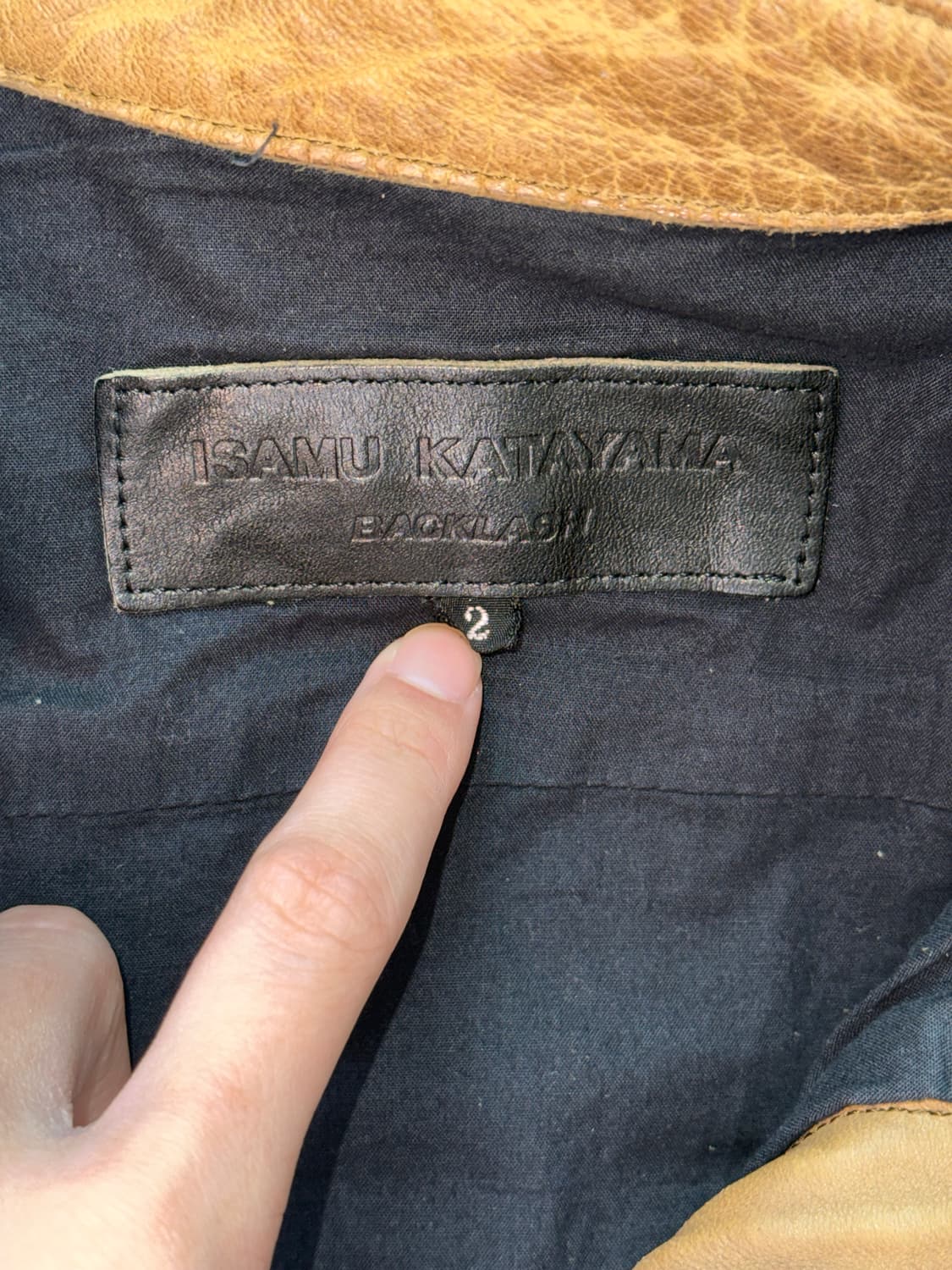 Isamu Katayama Backlash leather shirt 상품이미지8