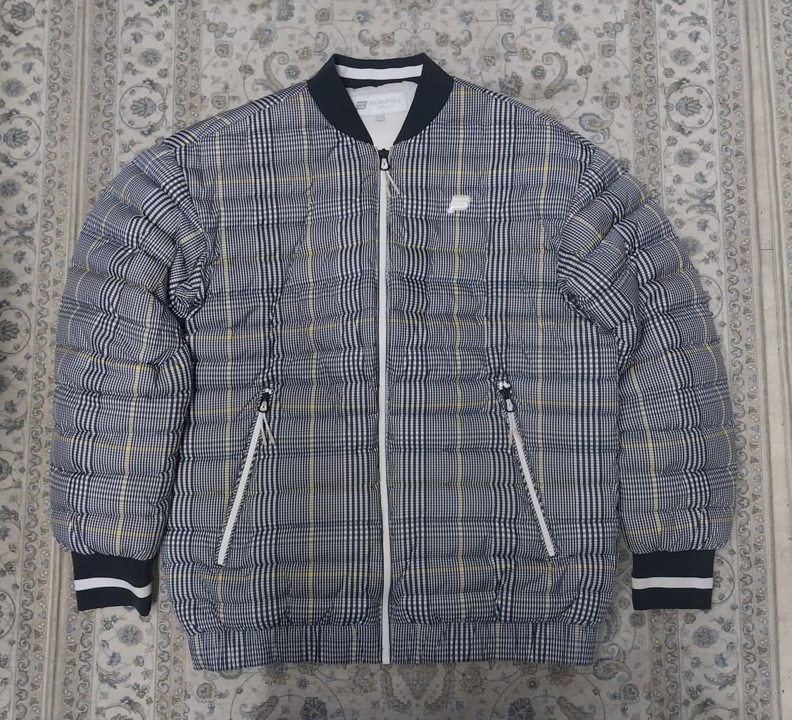 빈폴 체크 패턴 패딩 점퍼 95 상품이미지1