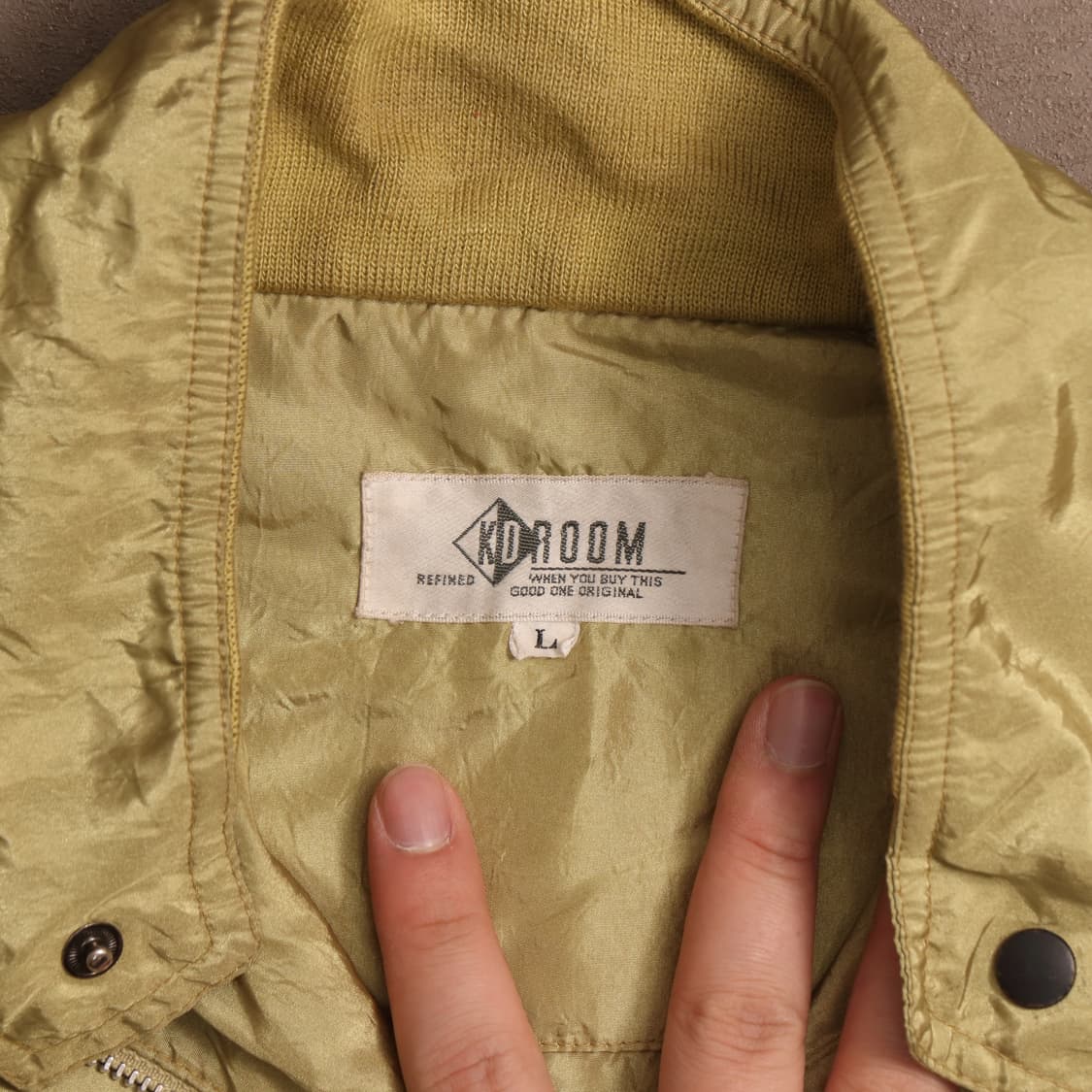일본빈티지 나일론 블루종 자켓 A1762 상품이미지3