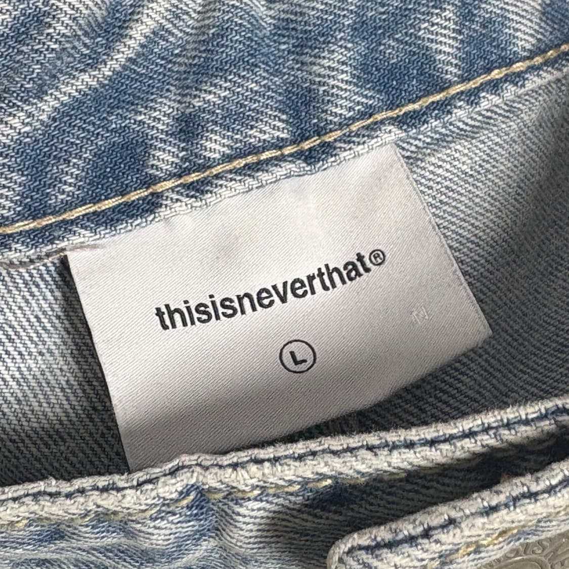 THISISNEVERTHAT 데님 카펜터 팬츠 연청 상품이미지8