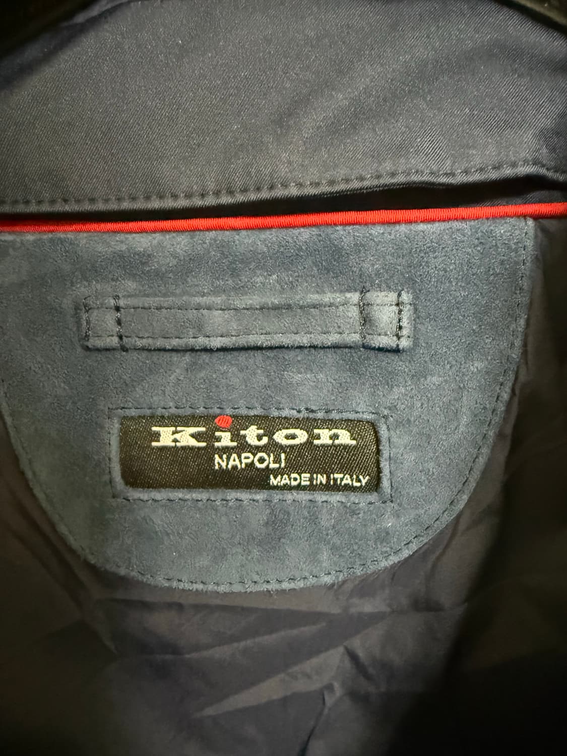 키톤 퀼팅 패딩 재킷 네이비 52사이즈 판매합니다 상품이미지3