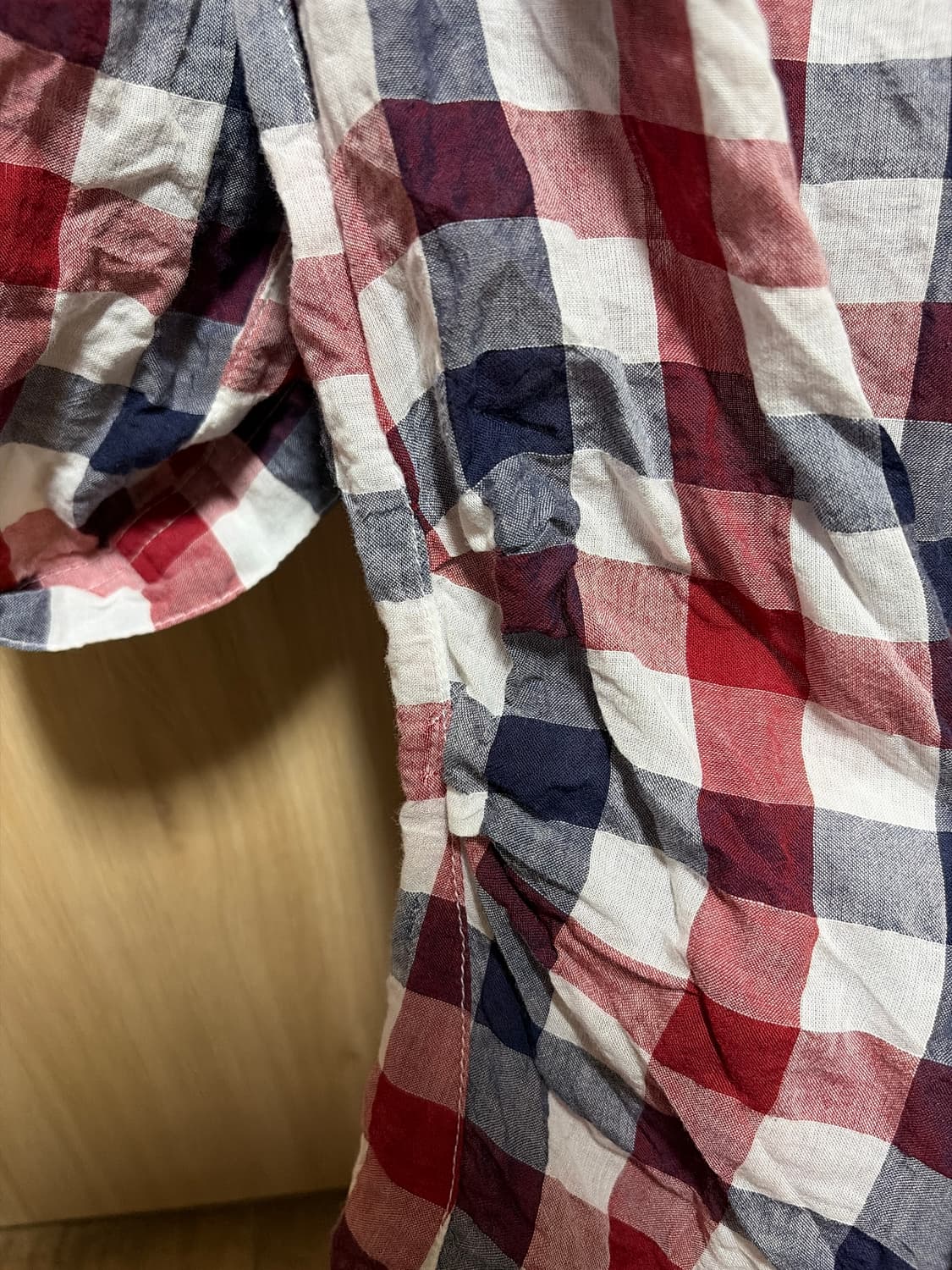 모리걸 체크 블라우스 셔츠 스즈코 상품이미지3