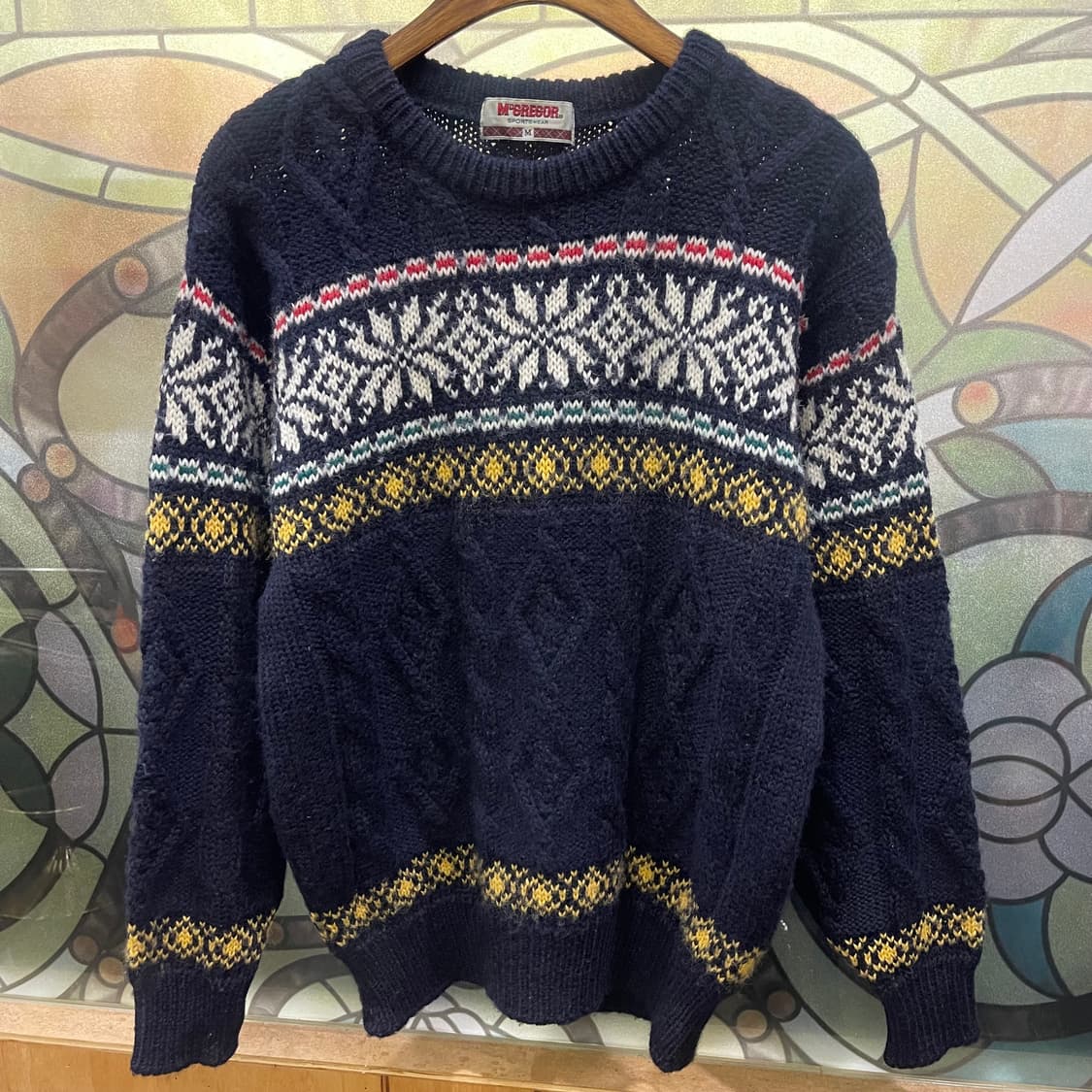 Vintage Mcgregor sweater 울100 상품이미지1