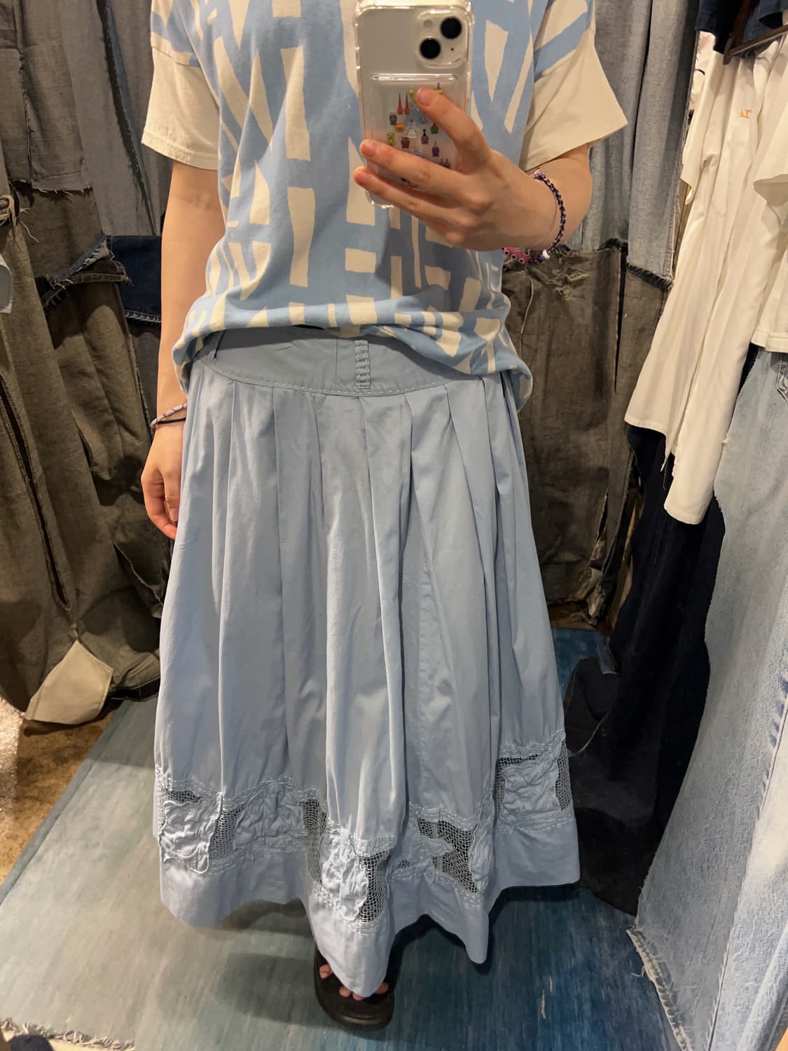 28inch ) JPN Marine Applique Skirt 상품이미지2