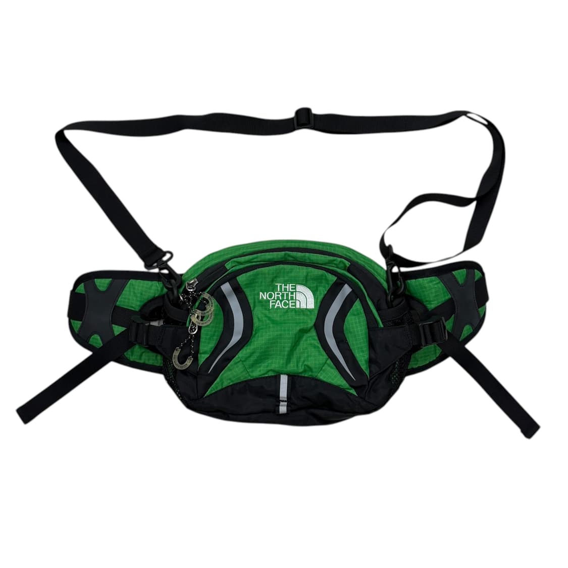 노스페이스 빈티지 2WAY 힙색 크로스백 가방 그린 상품이미지1