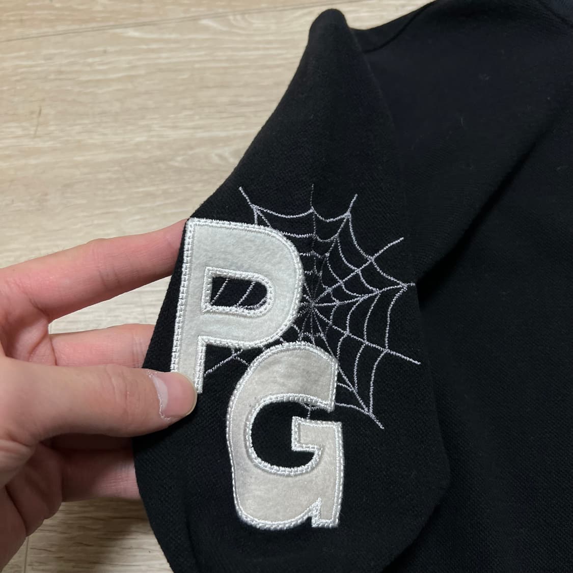 파리게이츠 여성 골프웨어 자수로고 터틀넥 긴팔 카라티 [블랙] 0사이즈 상품이미지5