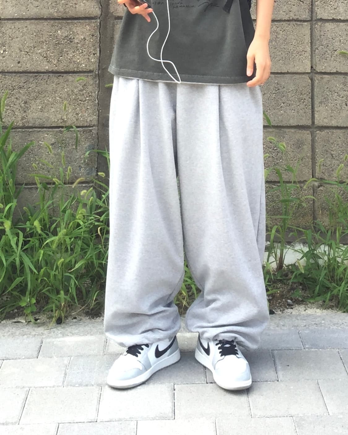 (새상품) 비키 원턱 와이드 벌룬 팬츠 상품이미지7