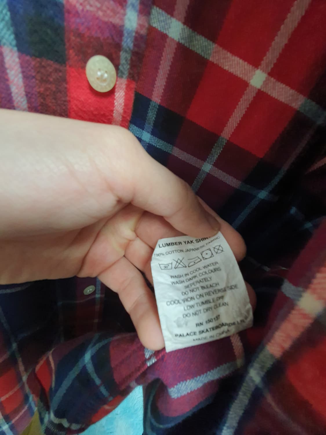 팔라스 체크셔츠 L 상품이미지3