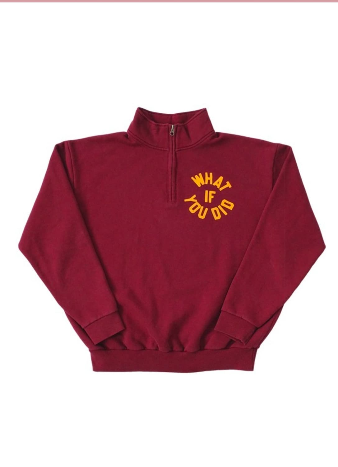 [L] 컬렉트피시스 반집업 버건디 상품이미지1