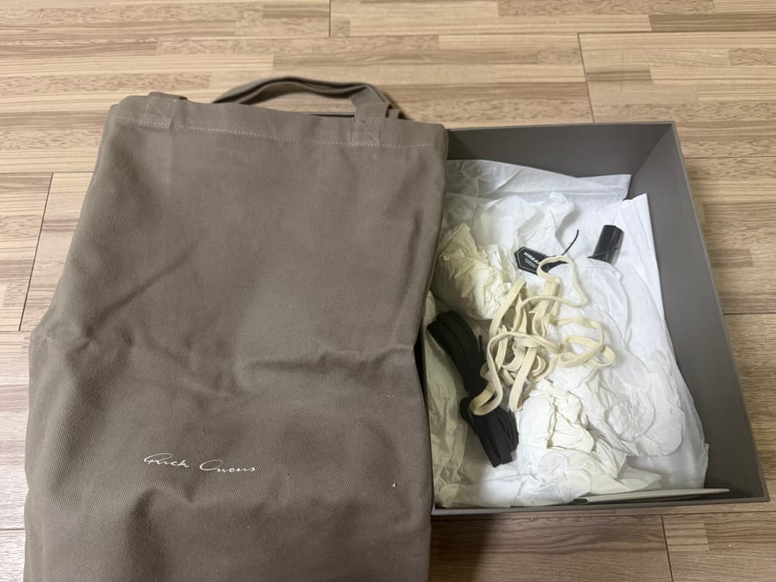 릭오웬스 포터빌 빈티지 스니커브 다크 더스트 밀크 42 상품이미지5