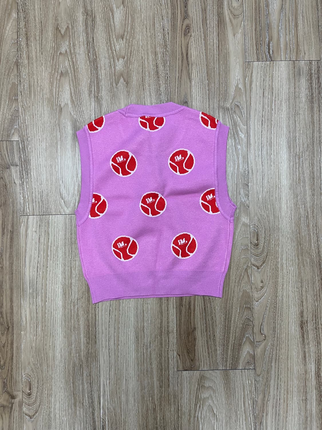 럭키 마르쉐 테니스 니트 베스트 상품이미지1