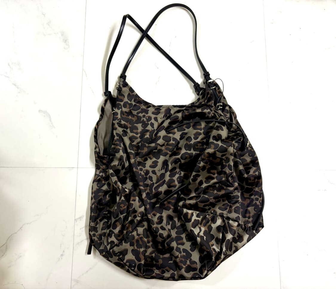 자라 새틴 레오파드빅백 호피 숄더백 상품이미지2