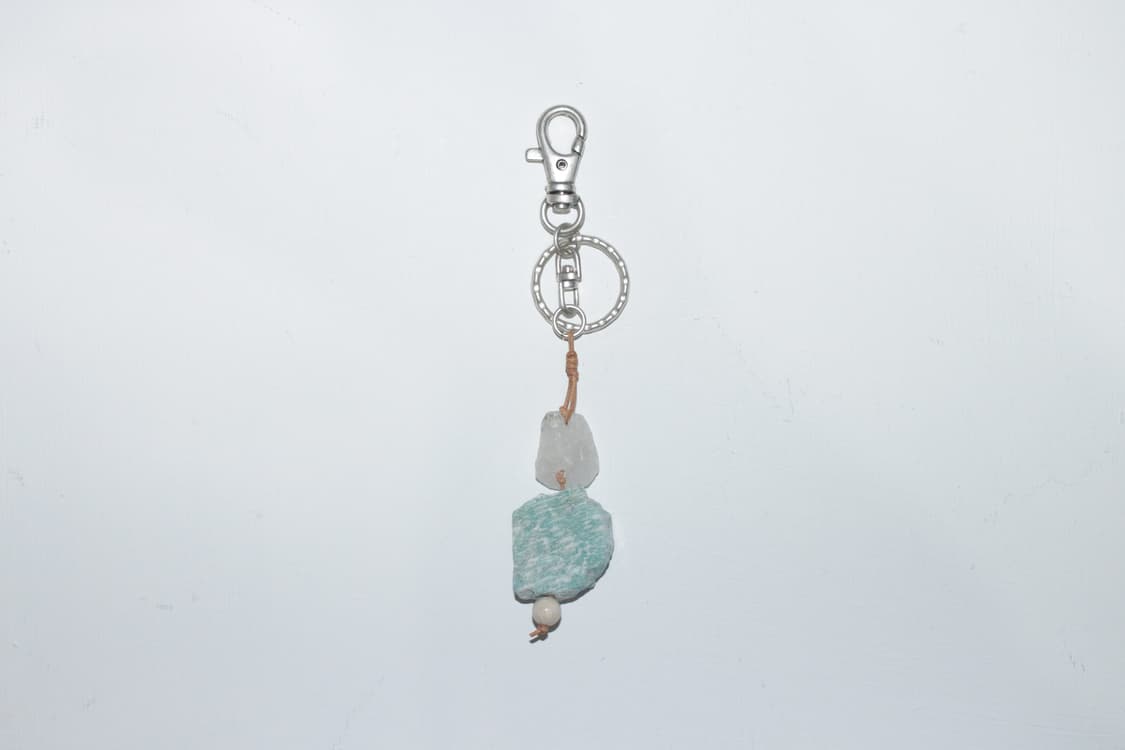 아마조나이트 석영 열쇠고리 상품이미지1