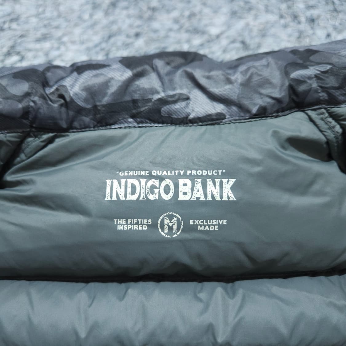 인디고뱅크) M 남자 거위털 경량패딩조끼 / 왕눈이샵 상품이미지8