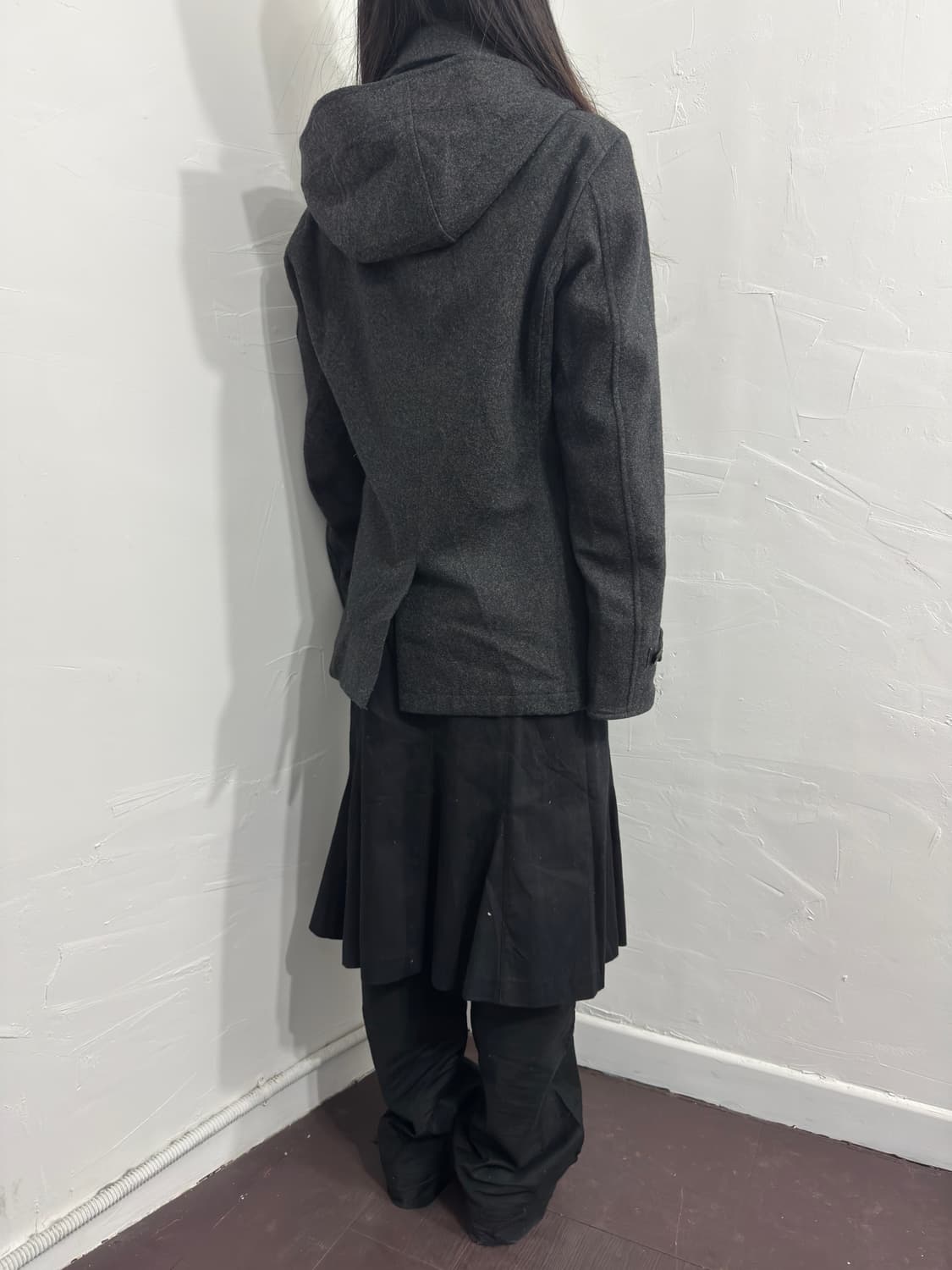 beauty&youth hood duffle wool jacket 상품이미지5