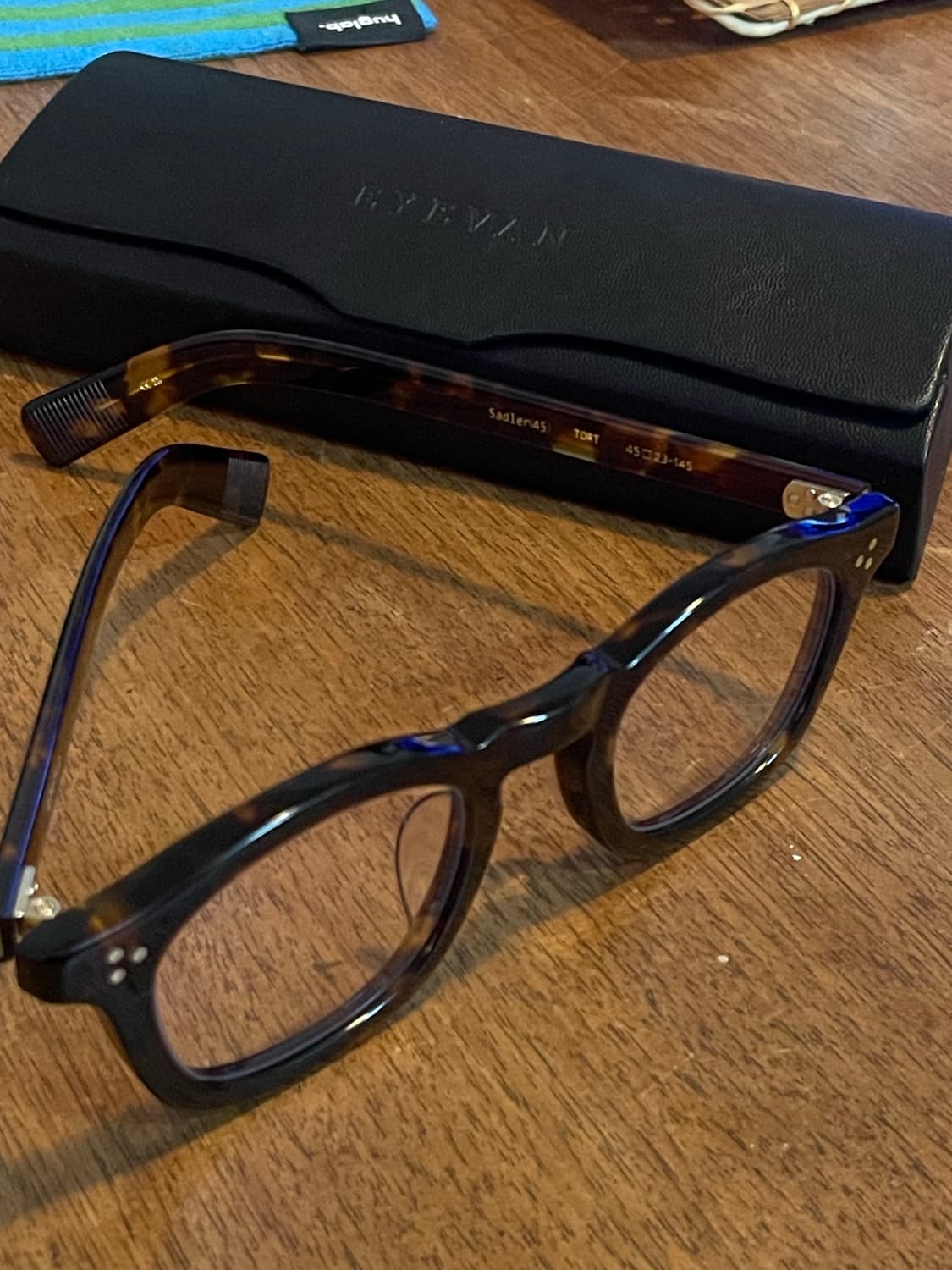 Eyevan 아이반 새들러 45사이즈 톨토이즈 거의 새상품 상품이미지2