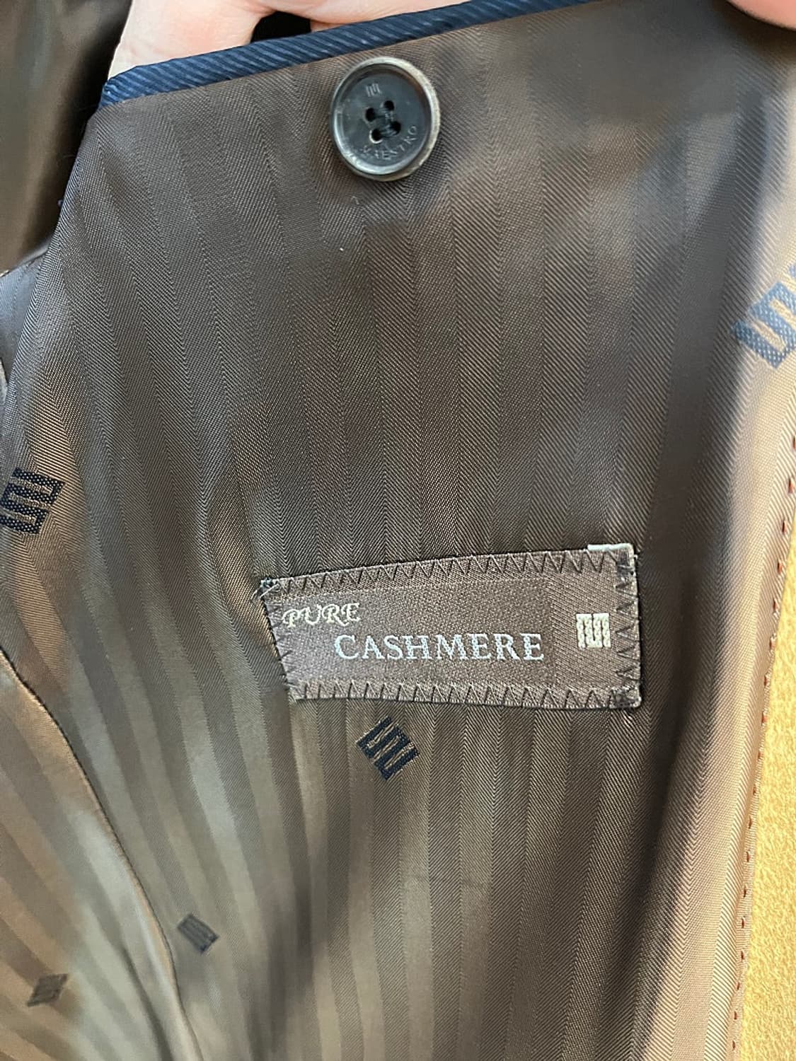 100) 마에스트로 카멜 캐시미어 코트  상품이미지9