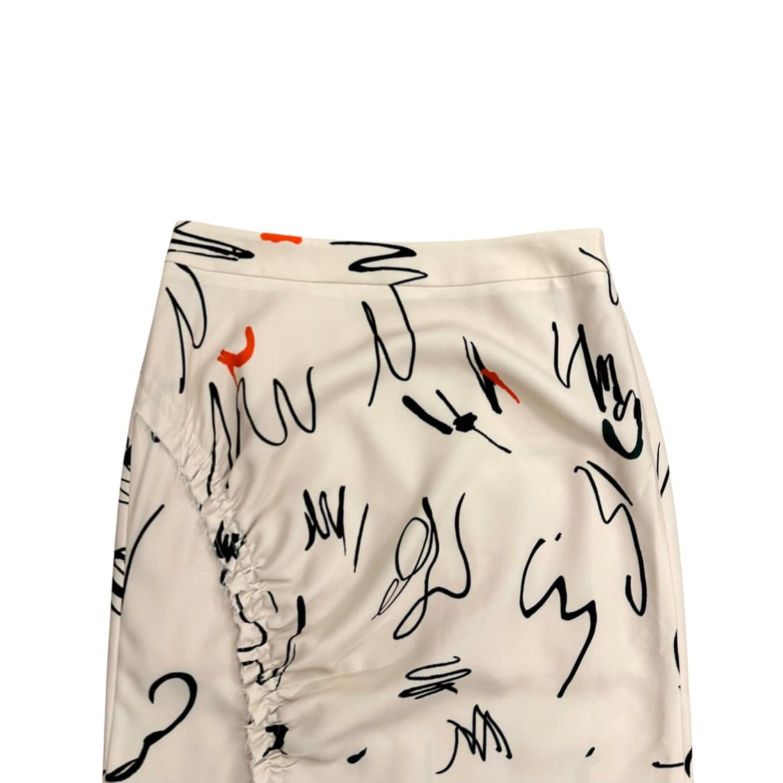 Je ne sais quoi, Drawing Slit Midi Skirt 상품이미지3