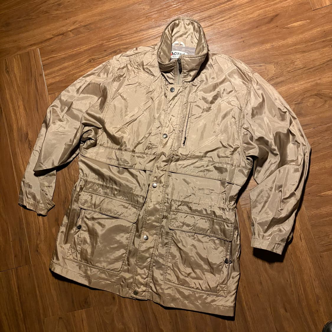 90S KOLON ACTIV 2WAY ZIPUP SAFARI JACKET 상품이미지6
