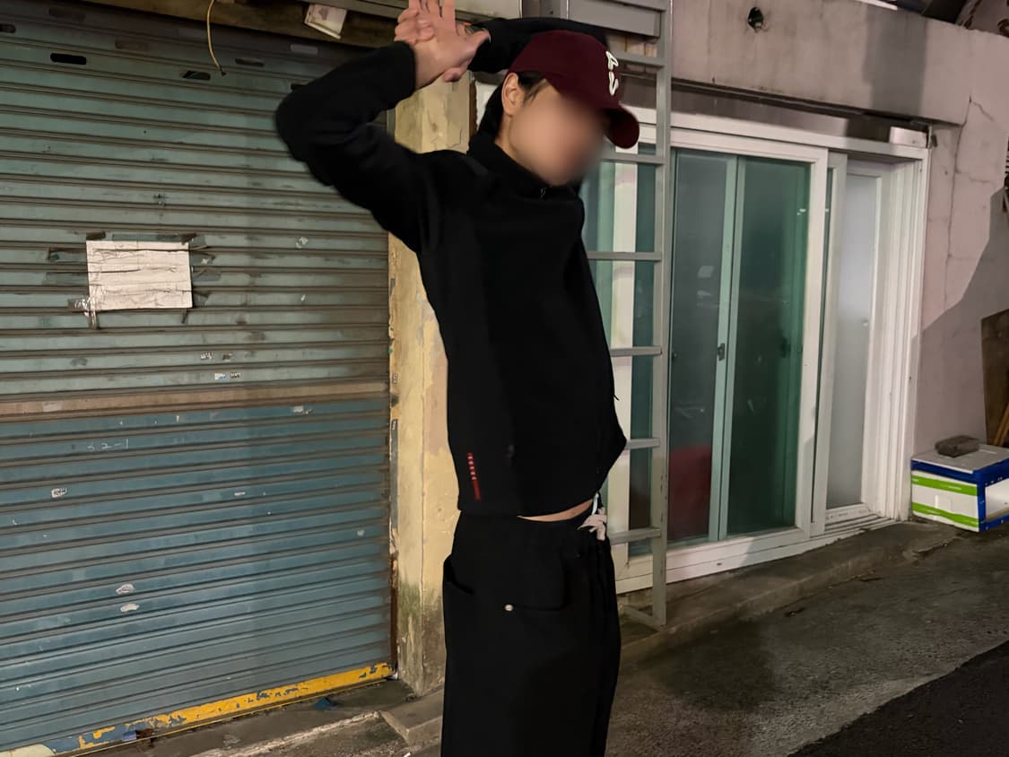 프라다 스포츠 현 리네아로사 테크니컬 저지 집업 플리스 상품이미지1