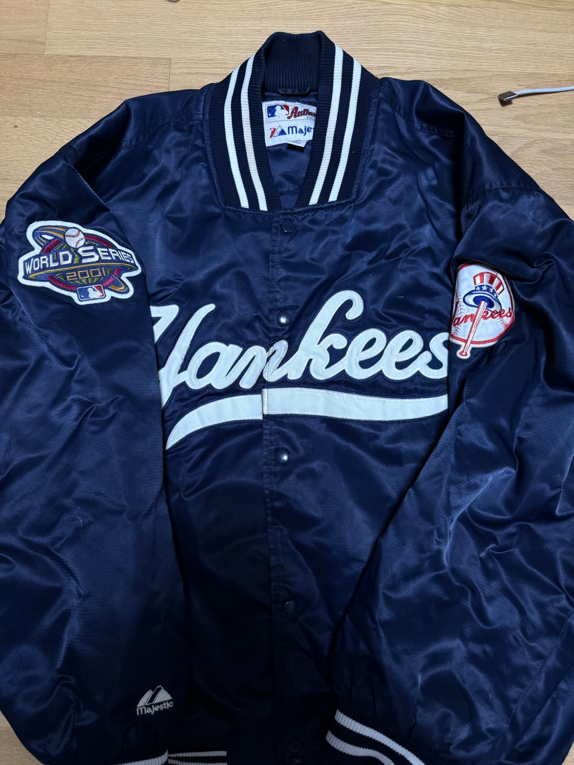 마제스틱 양키스 월드시리즈 네이비 Xl 상품이미지1