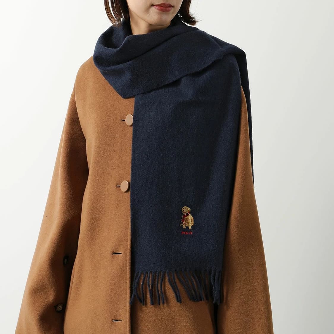 [새상품] 폴로 랄프로렌 니트 울 강아지 머플러 상품이미지4