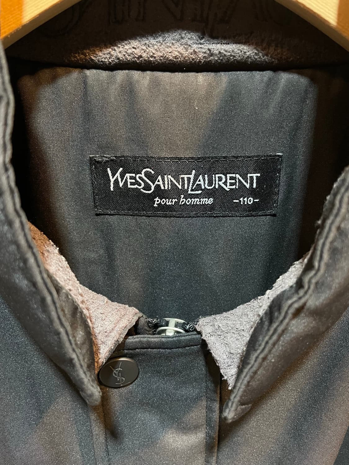XXL YSL 입생로랑 심볼로고 나일론 코트 자켓 상품이미지4