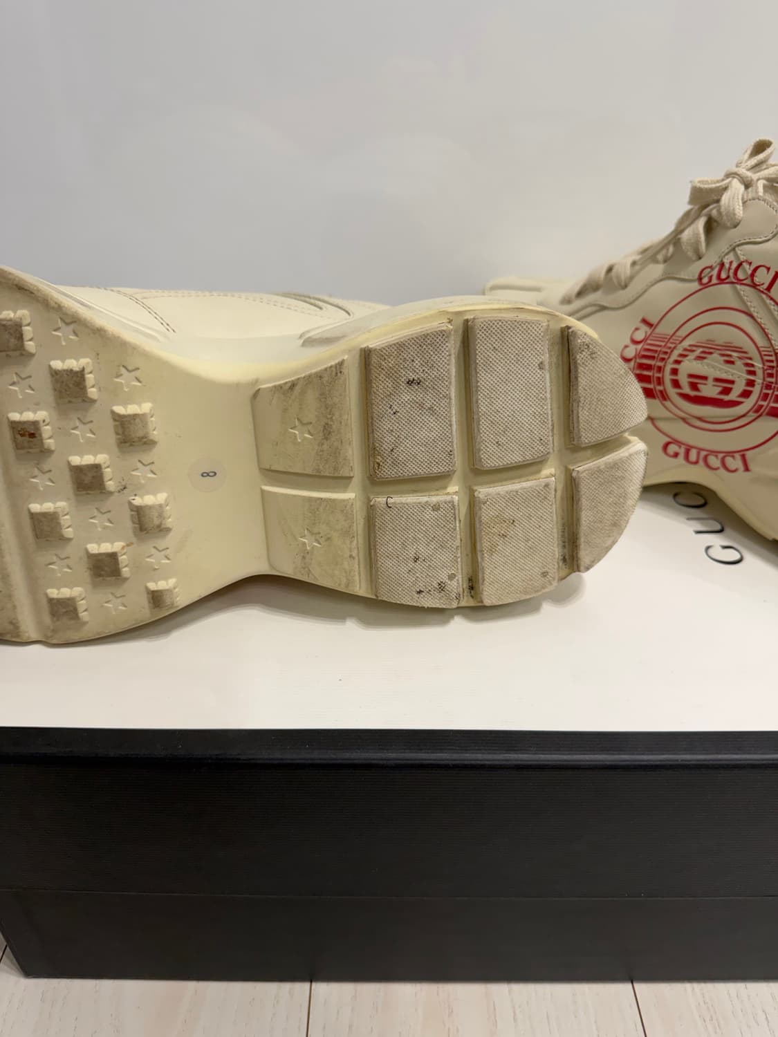 구찌 라이톤 1회착. 비브람 보강.  상품이미지3