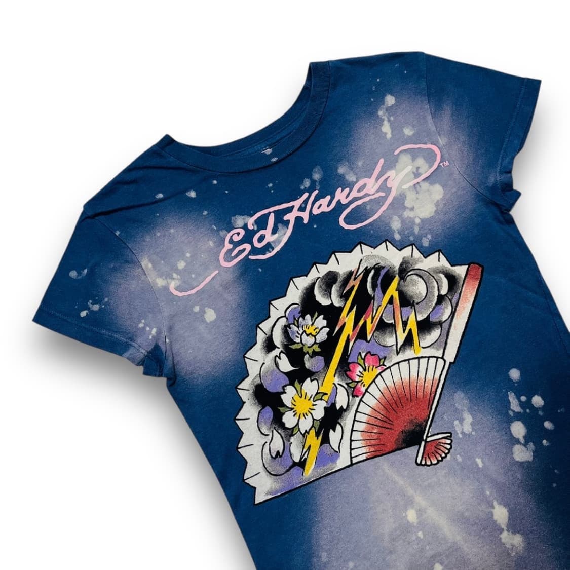 에드 하디 오리엔탈 합죽선 사쿠라 반팔 티셔츠 상품이미지2