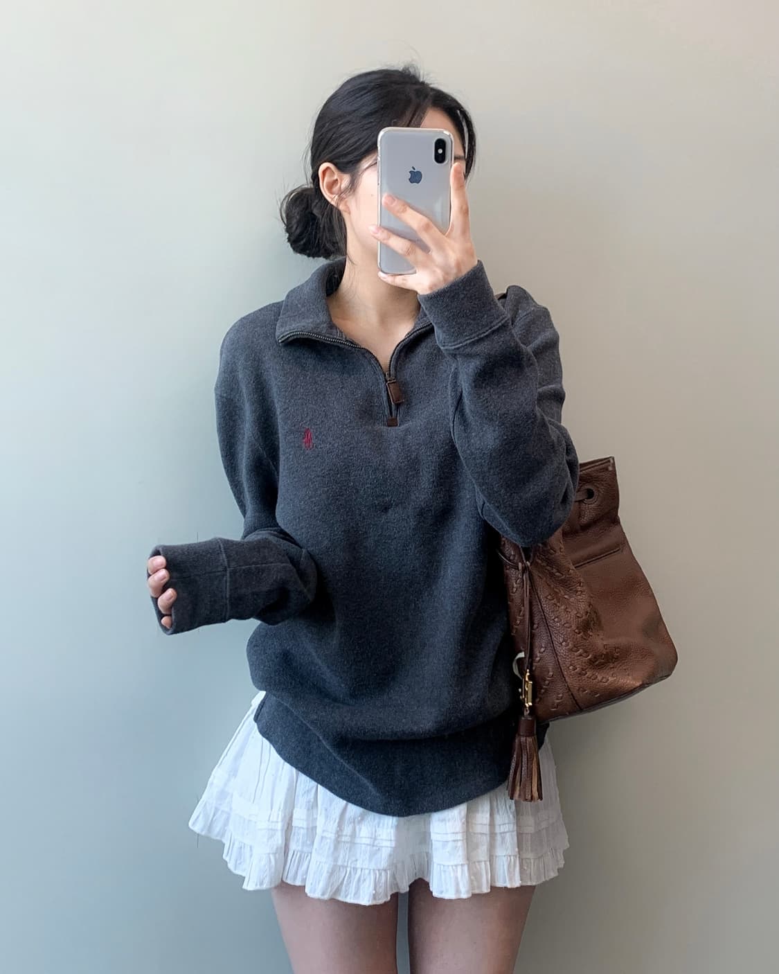 폴로 반집업 니트 상품이미지3