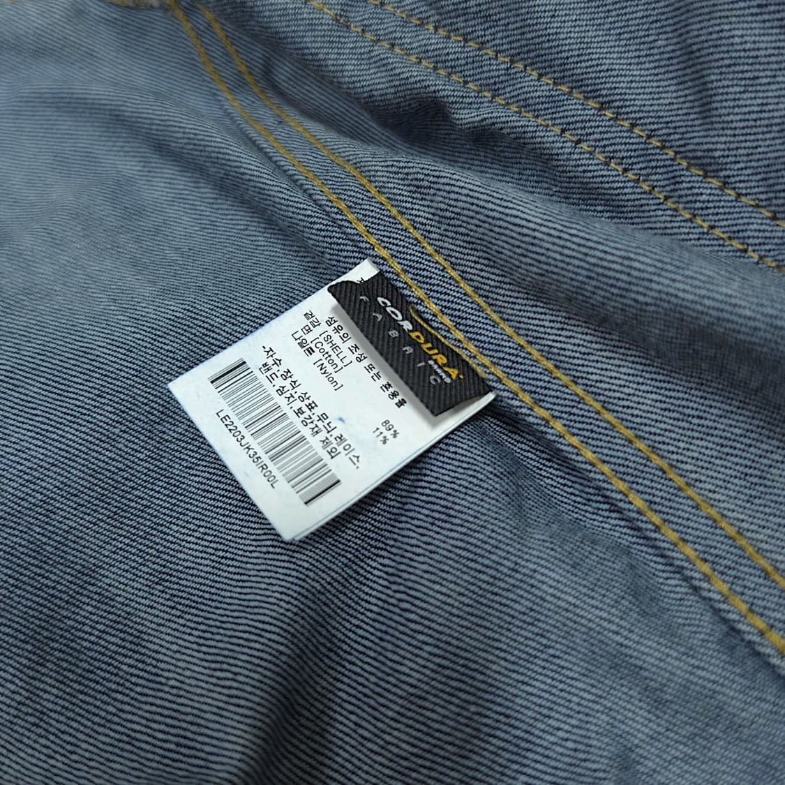 [L] 리(Lee) 인디고 데님 코듀라 트러커 자켓 상품이미지8