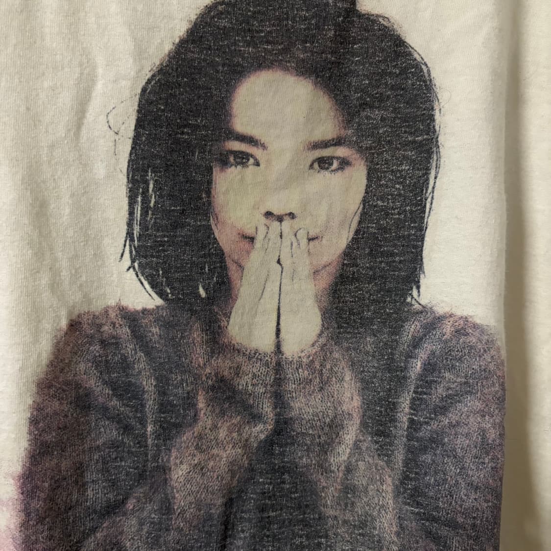 bjork 비요크 디스트레스드 나시 밴드티 상품이미지5