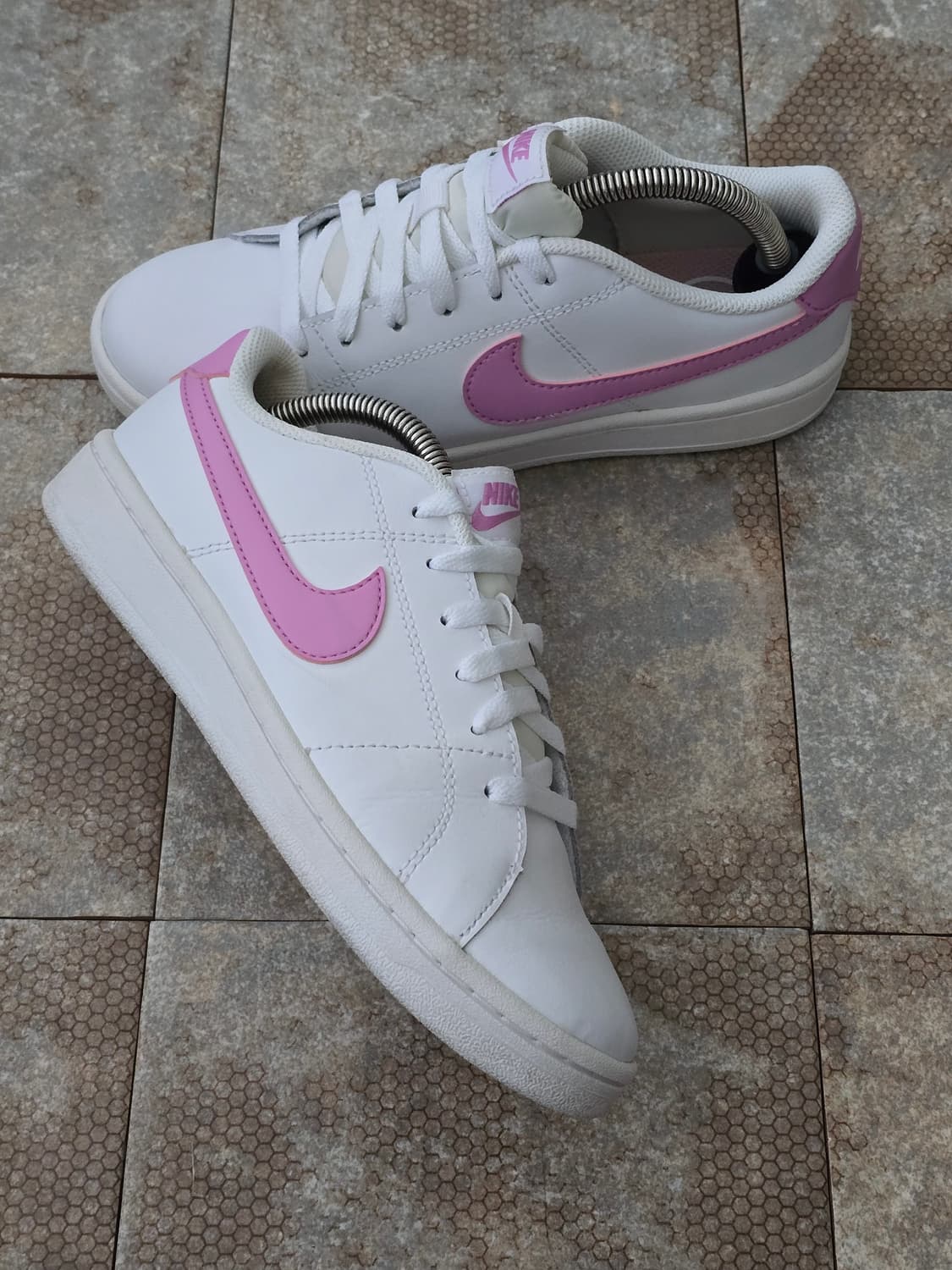 (240)나이키 코트 로얄 2 화이트 핑크 상품이미지7