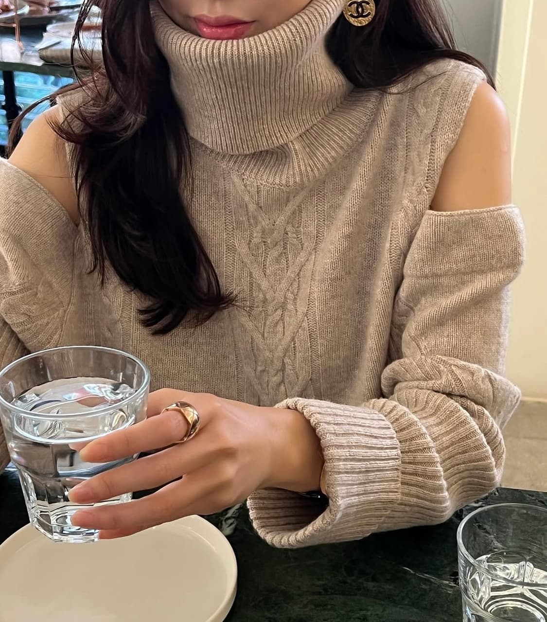 아상 니트 셋업 상품이미지1