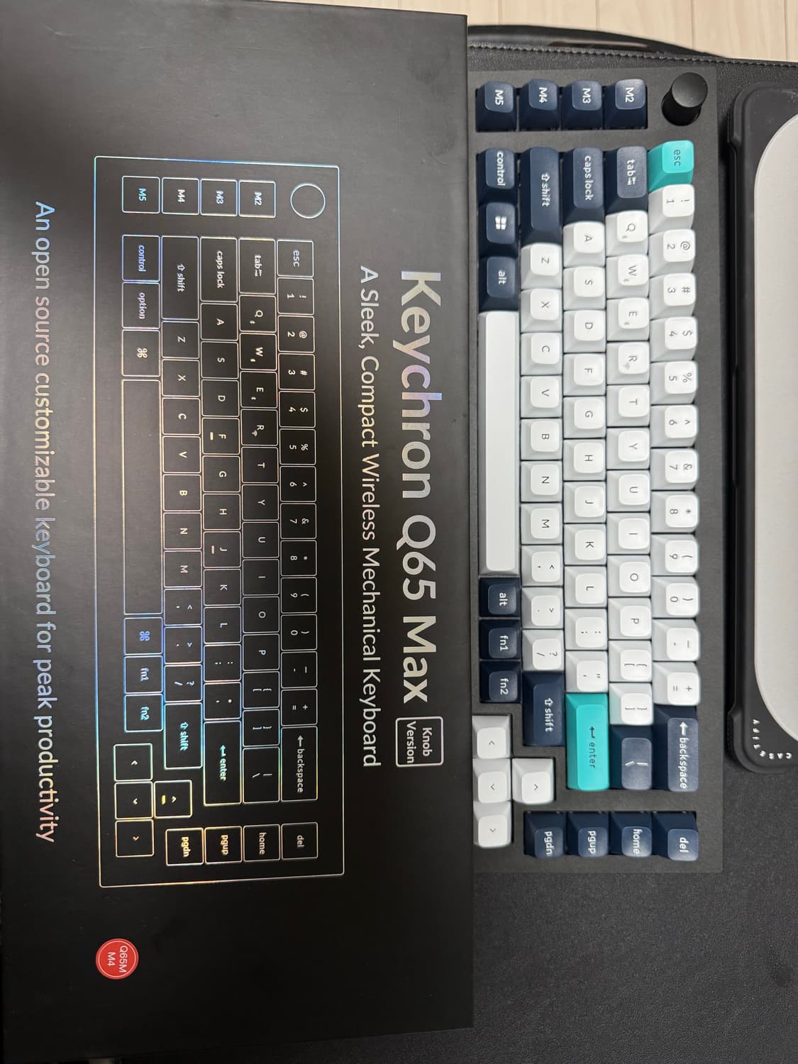 키크론 유무선 마우스Q65 pro max 퓰알루미늄 상품이미지2