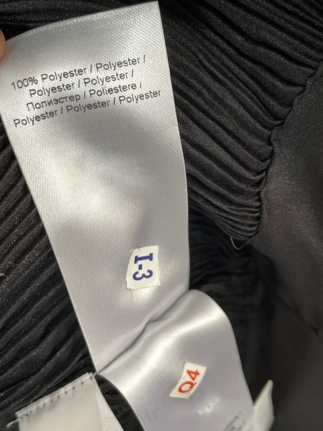 가니 플리츠 하이 넥 블라우스 상품이미지6