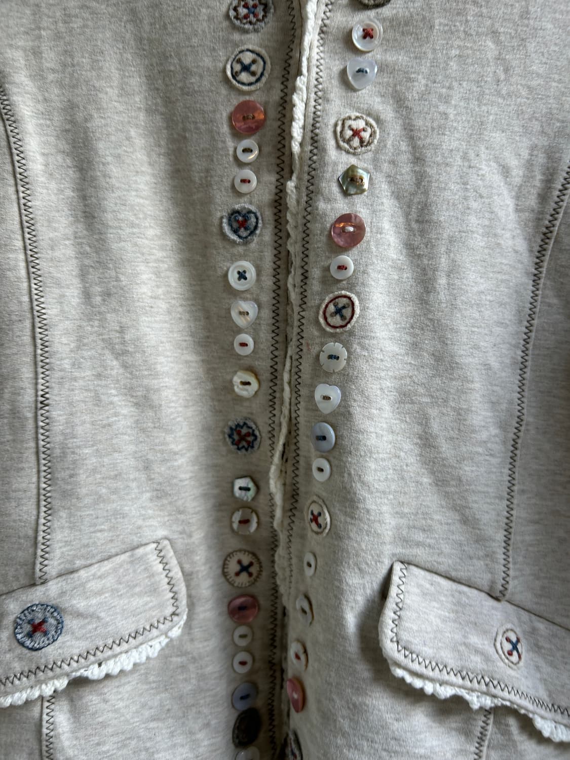 귀여운 단추 가디건  상품이미지4