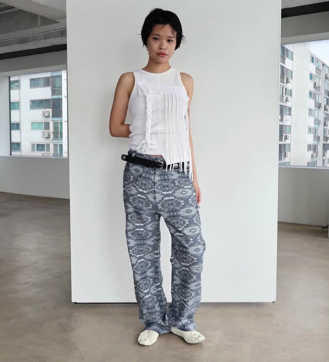 공테잎 Jacquard Pants  상품이미지2