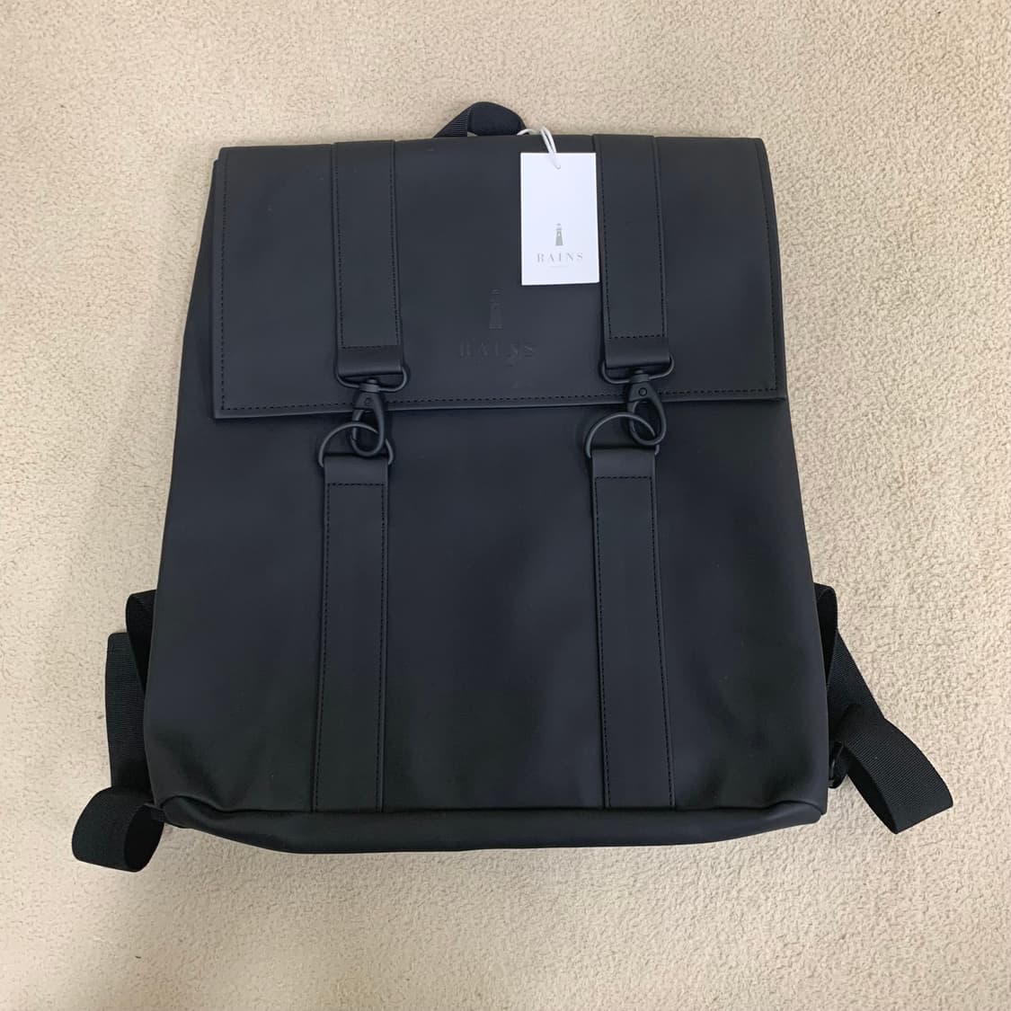 레인스 Rains MSN 백팩(블랙) 방수백팩 직장인백팩 가방 상품이미지1