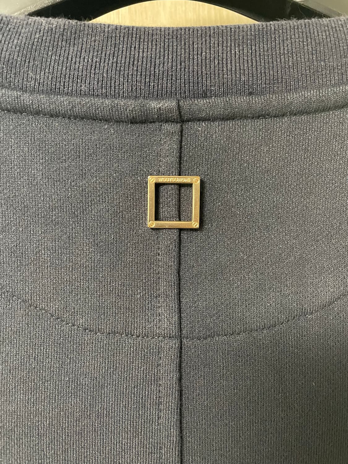 52사이즈,  우영미 앞절개 맨투맨 네이비 상품이미지7