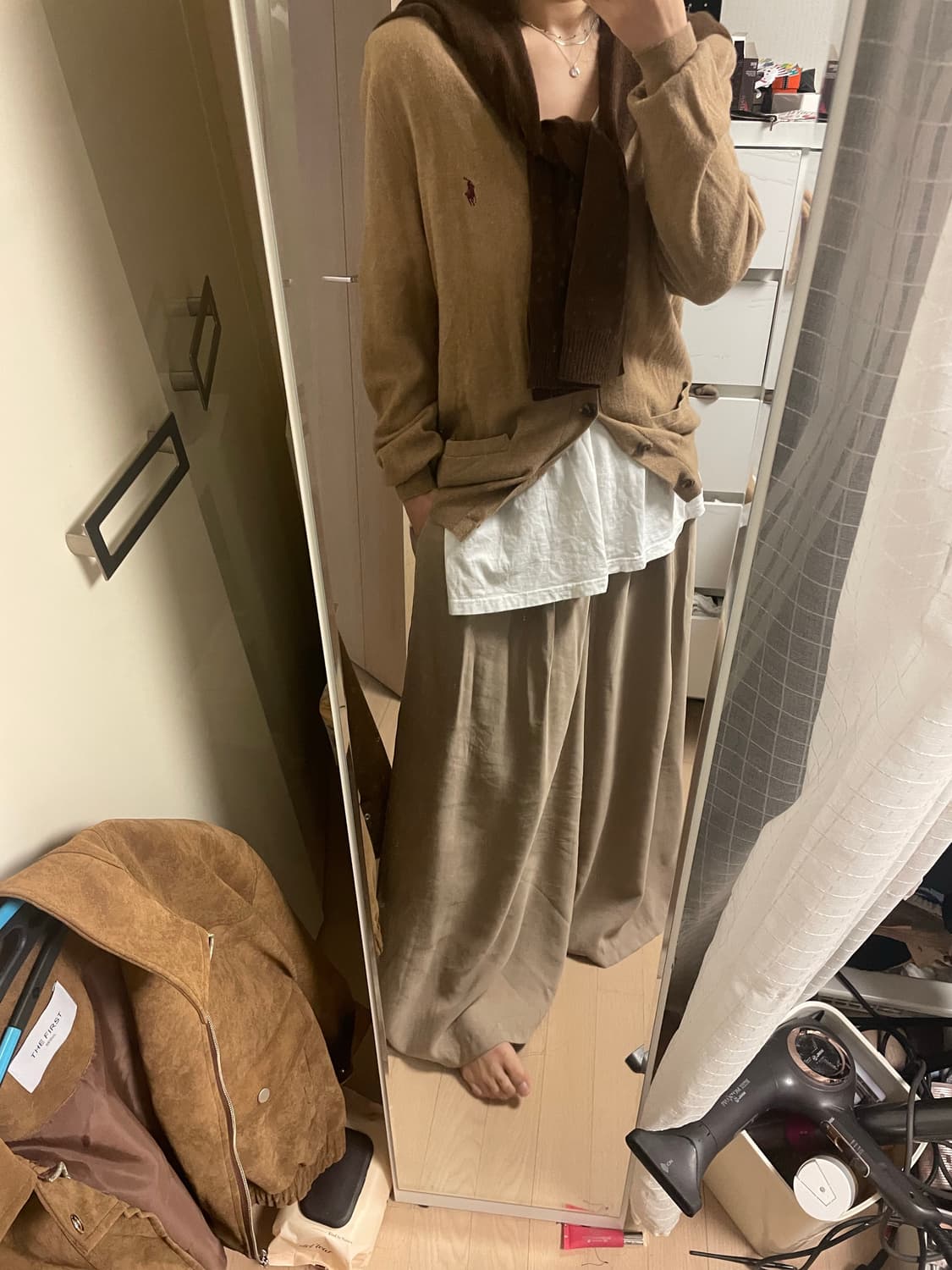 폴로 랄프로렌 베이지 가디건L 상품이미지3