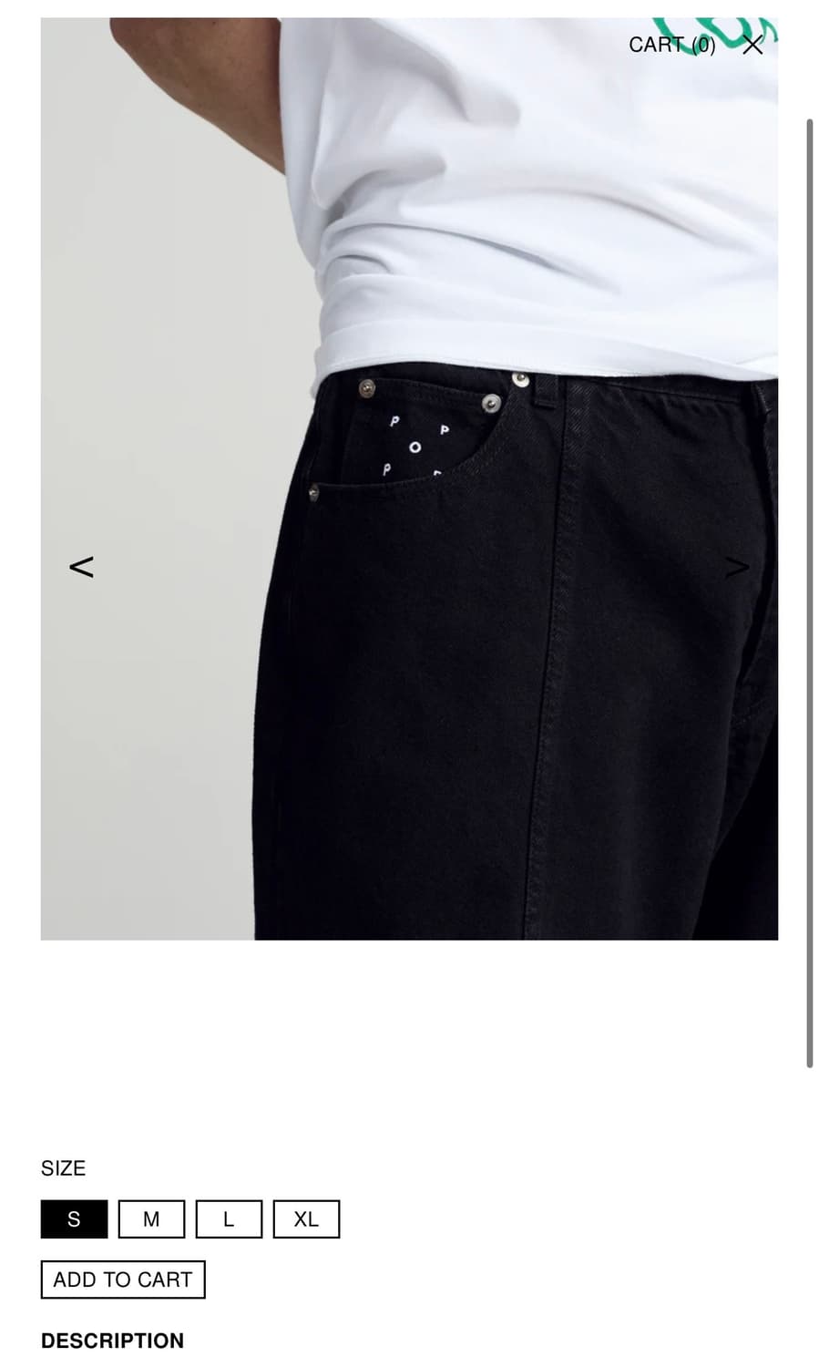 팝트레이딩컴퍼니 바지 DRS DENIM SEAM PANTS 상품이미지3